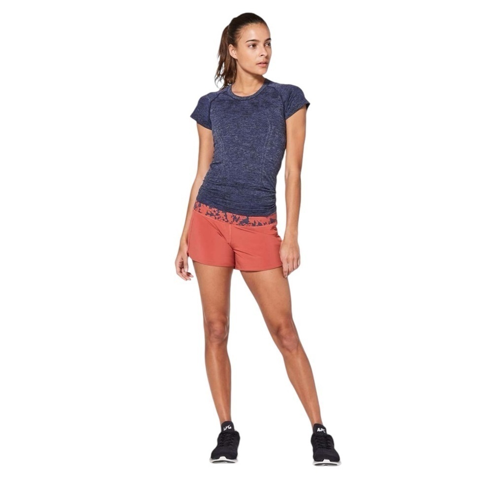 Lululemon Run Times Short II*4" Sz 4 Dark Canyon